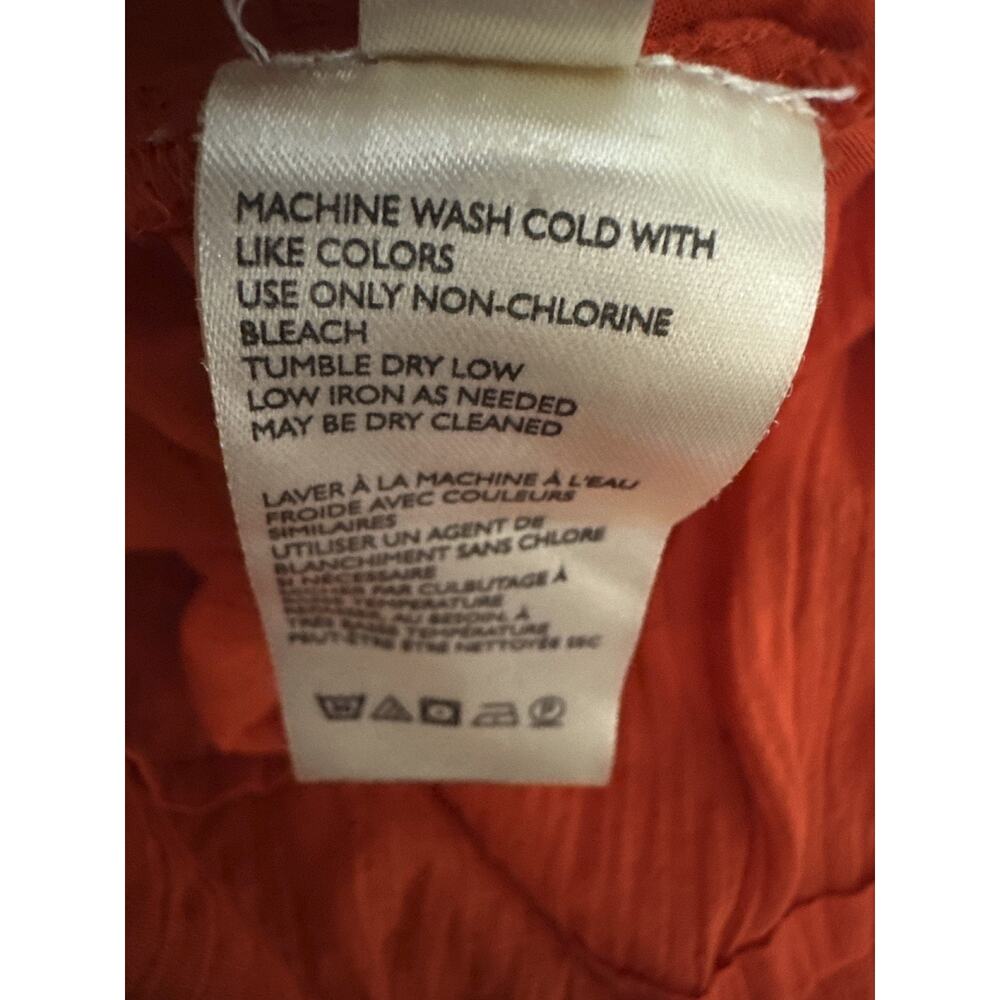 Free People Let's Be Friends Midi Dress Rome Red Boho Western Peasant Beach M - Picture 9 of 16